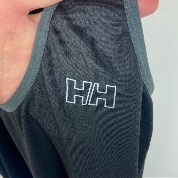 Helly Hansen Black Aspire Lifa Flow Singlet Tank Top Size Small Fitness Active S - Picture 6 of 11